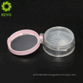 Plastic container compact loose powder jar with sifter